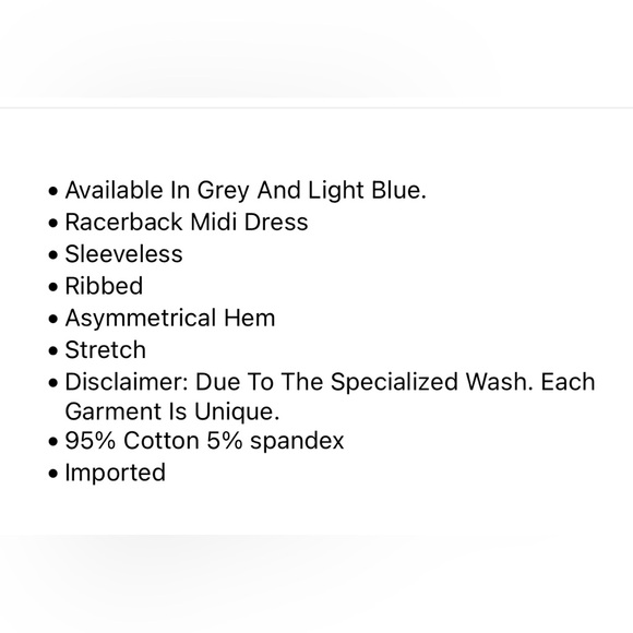 NWT- Racerback Midi - Light Blue - Picture 6 of 7